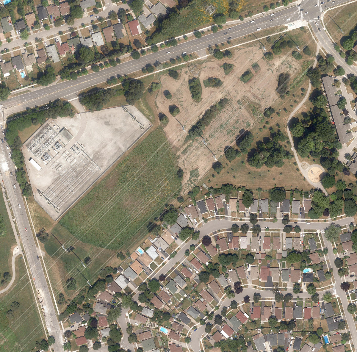 Scarborough Hydro Green Space — site photograph