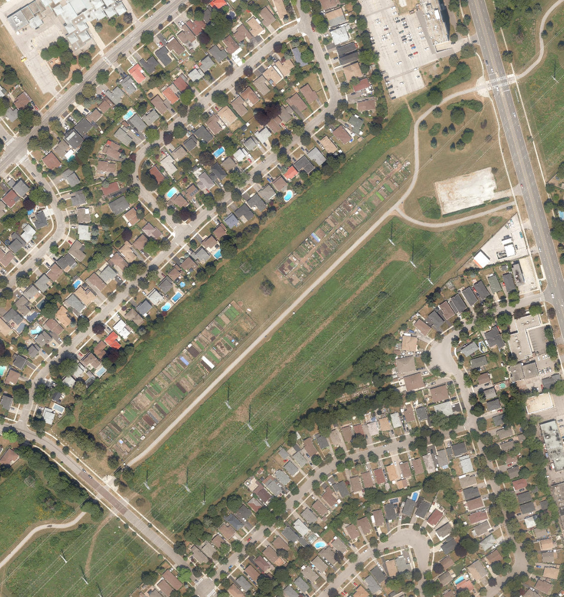 Scarborough Hydro Green Space — site photograph
