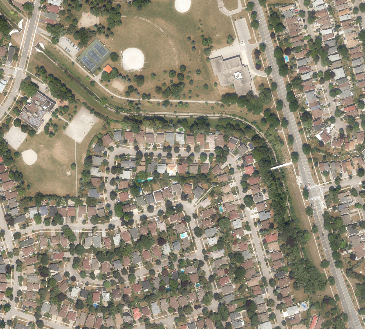 East Highland Creek Watercourse — site photograph