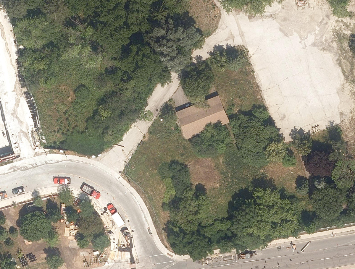 East Don Parkland — aerial / top-down view