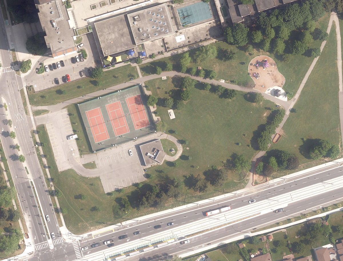 Fountainhead Park — aerial / top-down view