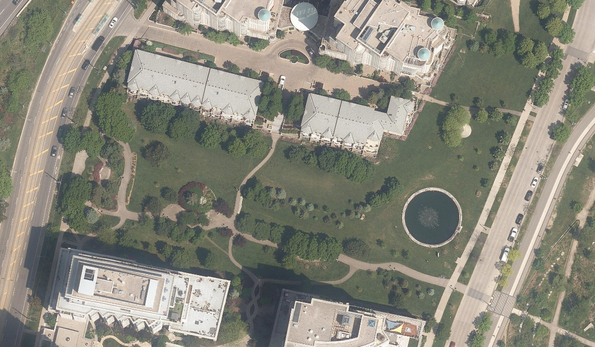 Jean Augustine Park — aerial / top-down view