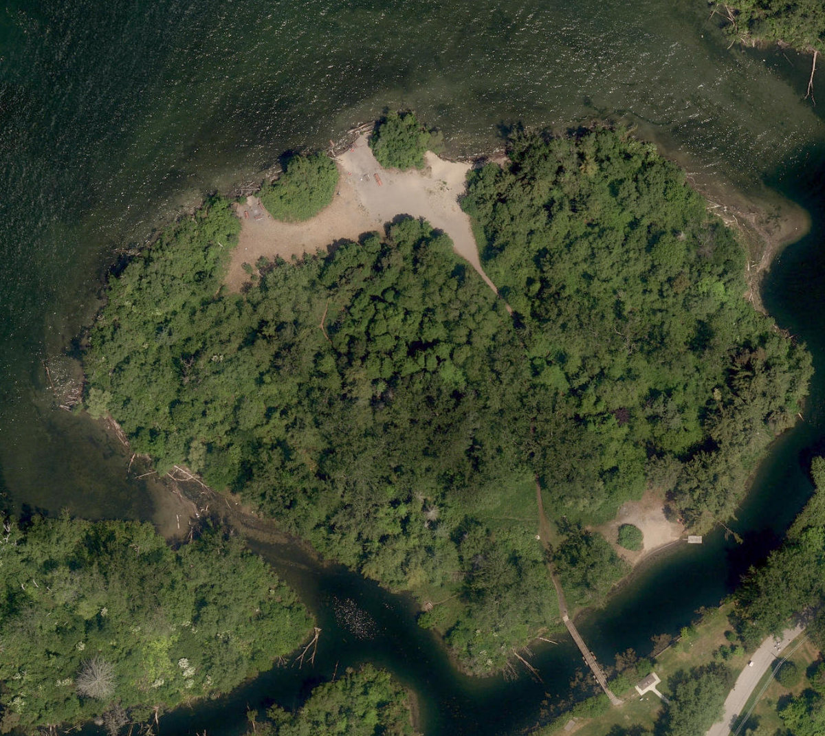 Toronto Islands - Snake Island — site photograph