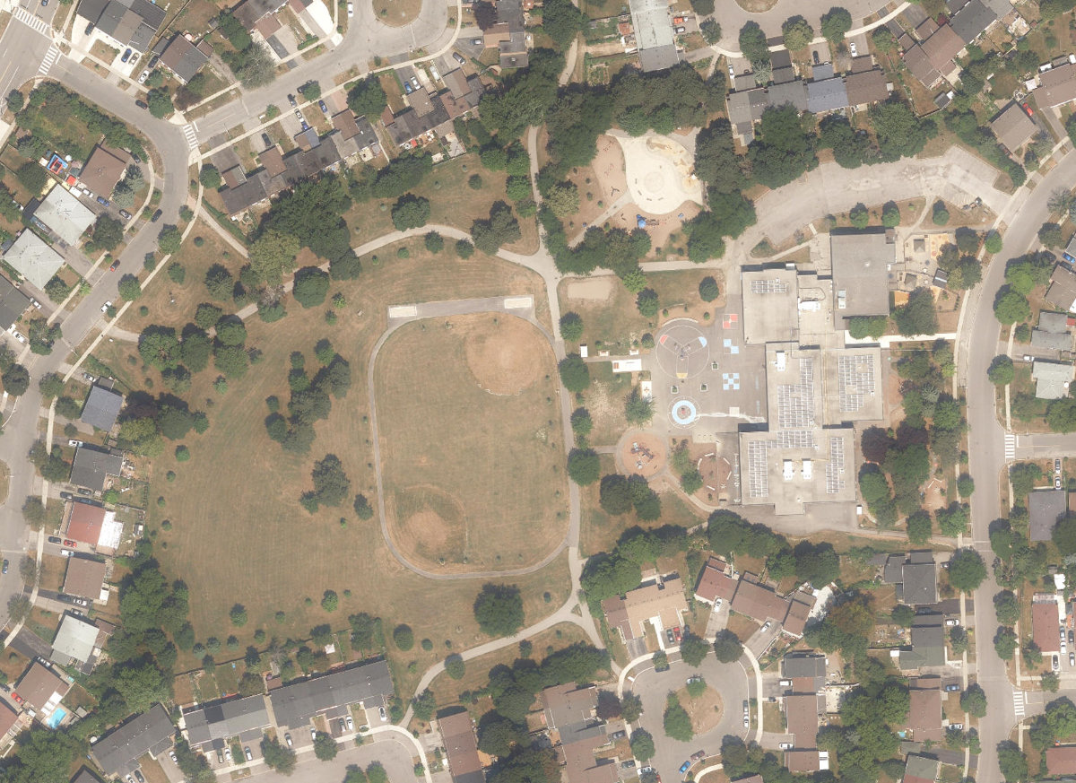 Berner Trail Park — aerial / top-down view
