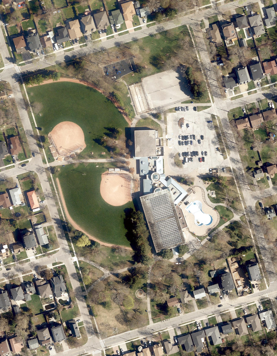 Goulding Park — aerial / top-down view