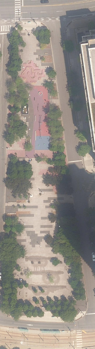 June Callwood Park — aerial / top-down view