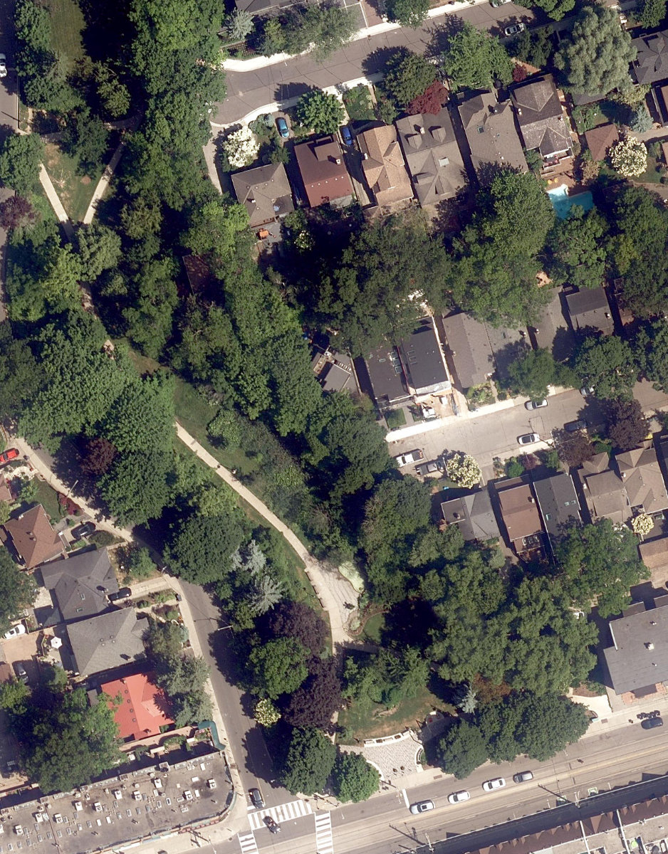 Ivan Forrest Gardens — aerial / top-down view
