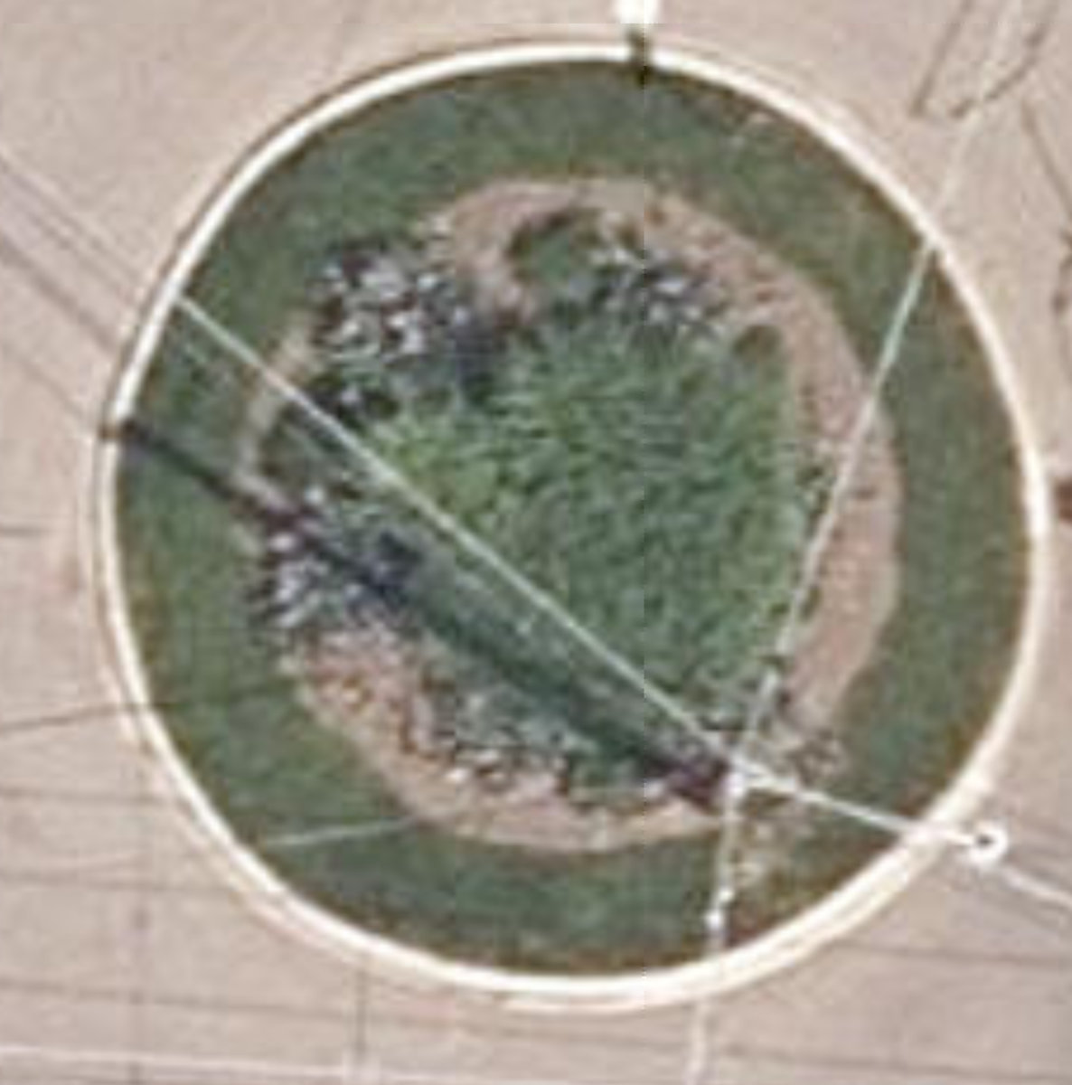 Dacre - Valleymede Traffic Island — site photograph