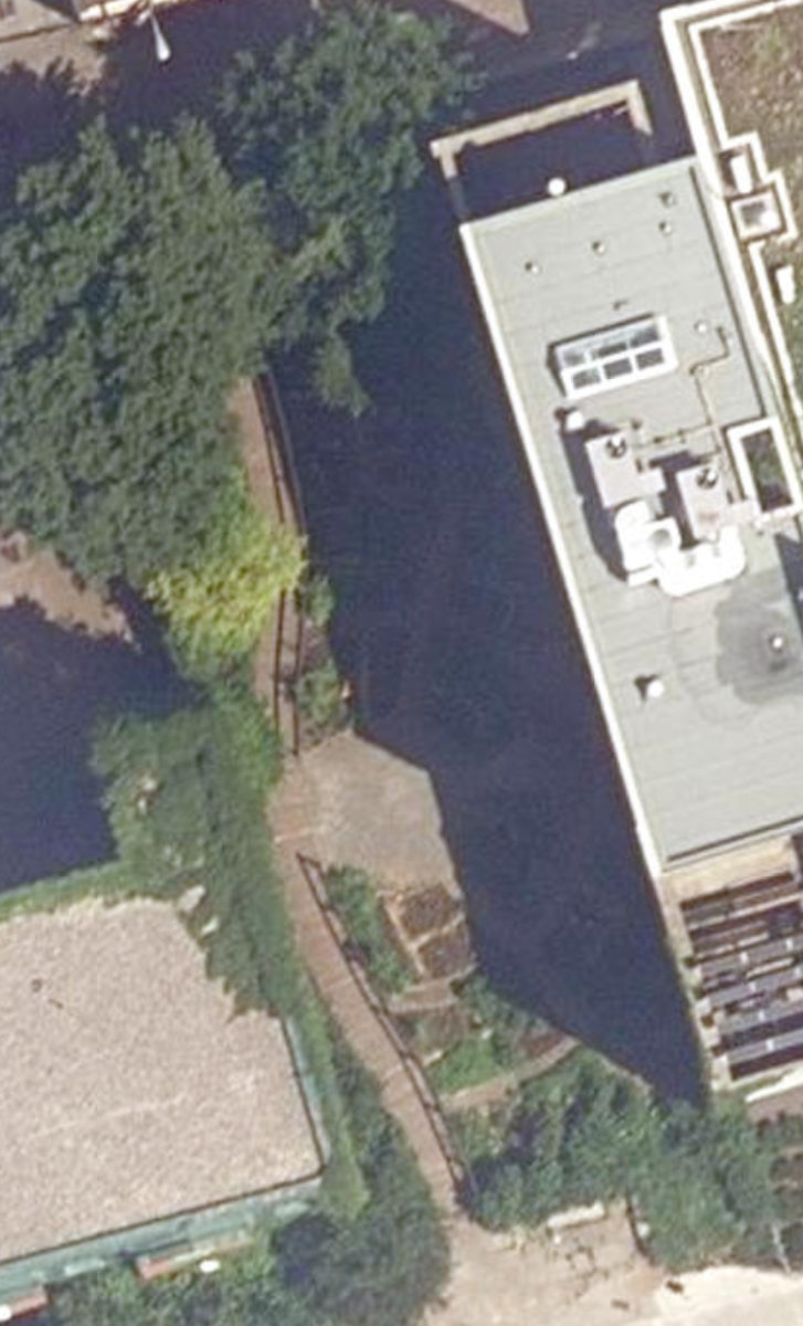 ALEX WILSON COMMUNITY GARDEN - Open Green Space — aerial / top-down view