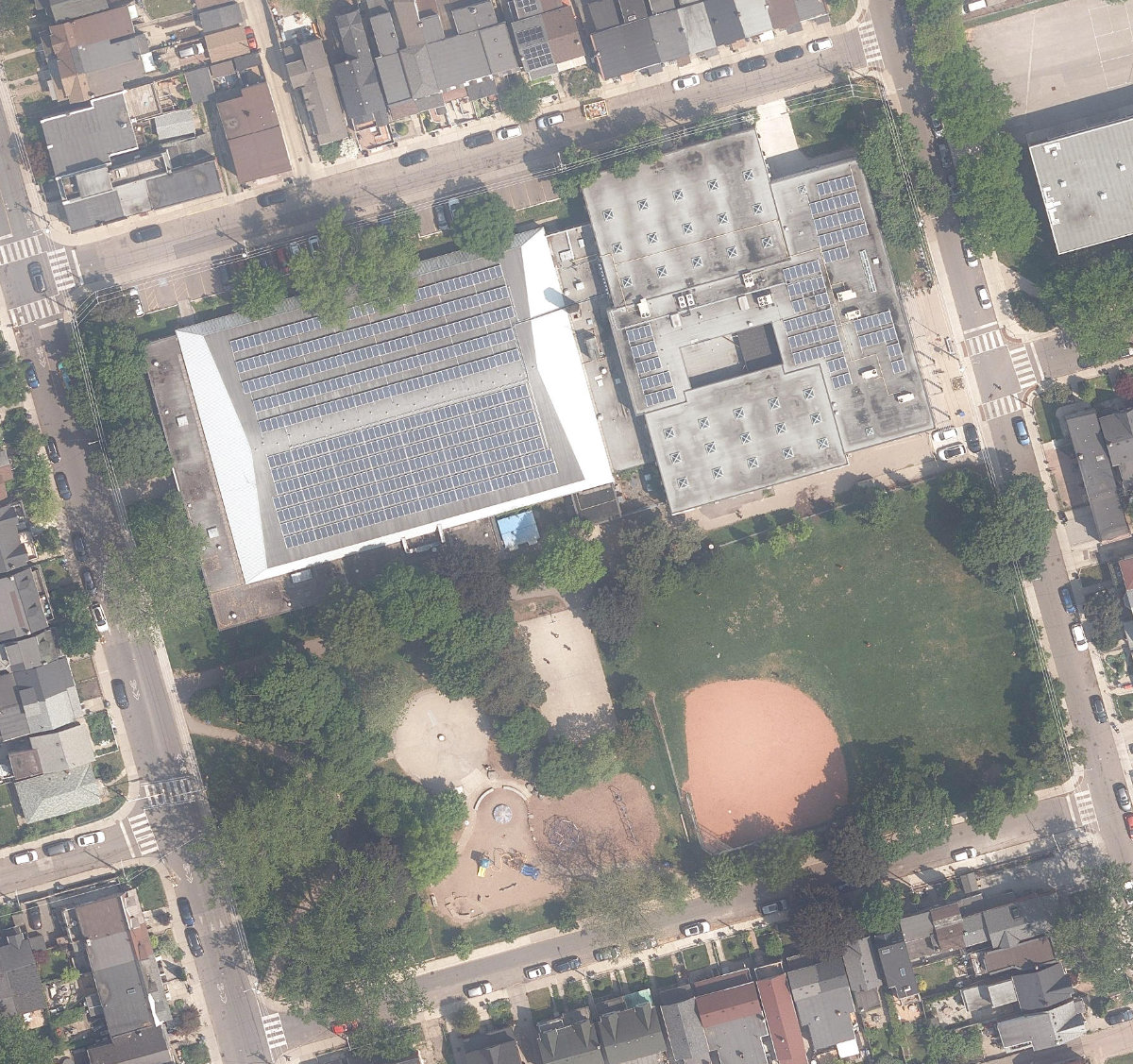 Mccormick Park — aerial / top-down view