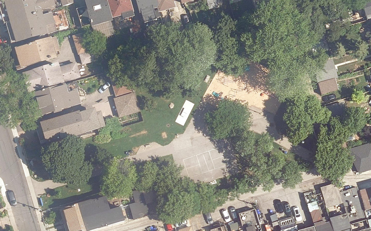 Graham Park — aerial / top-down view