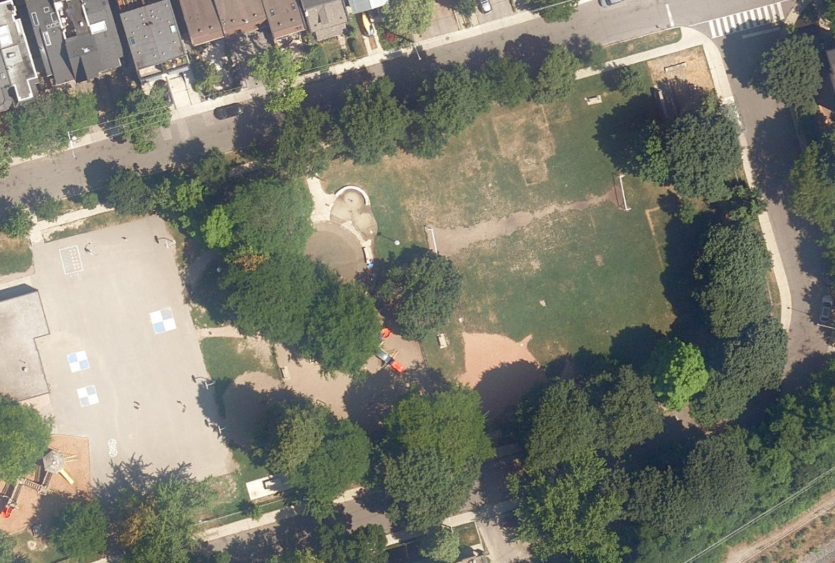 Lionel Conacher Park — aerial / top-down view