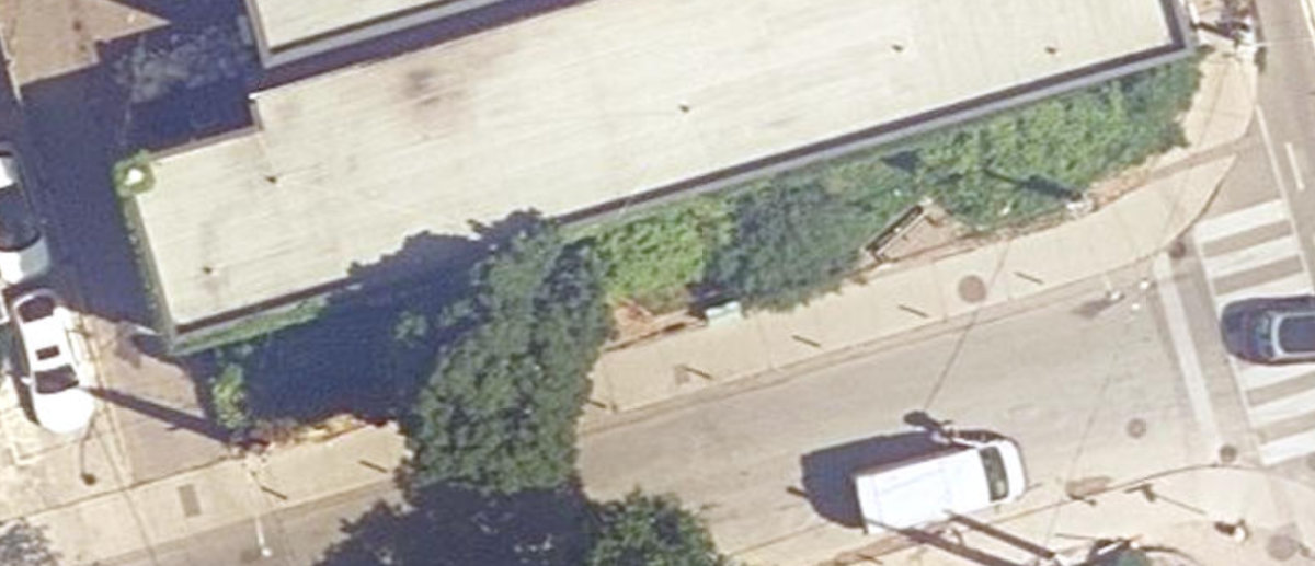 Bernard Avenue Road Allowance — aerial / top-down view