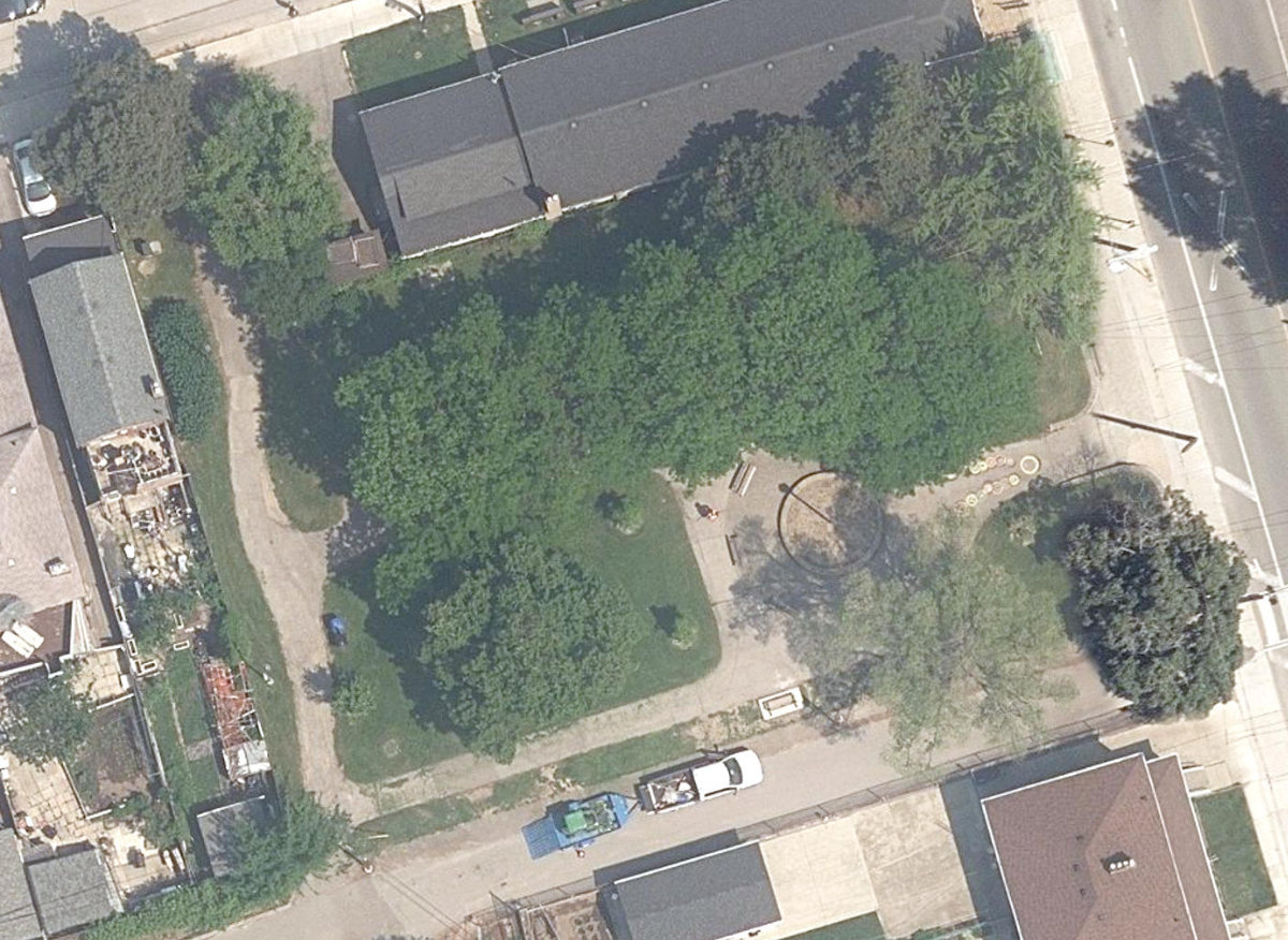 Charles Brereton Park — aerial / top-down view