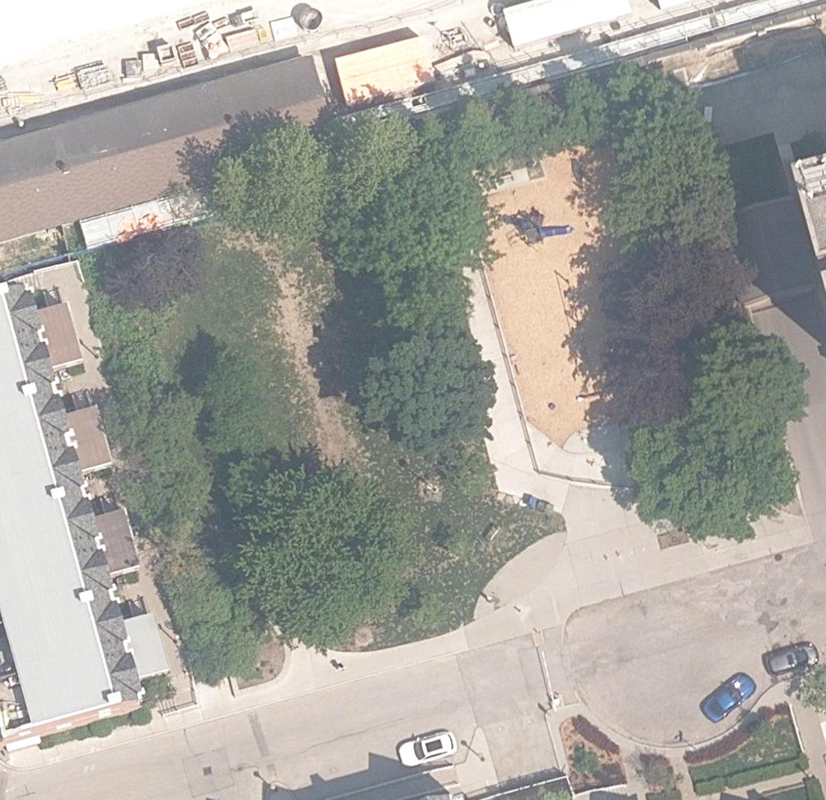 Joseph Workman Park — aerial / top-down view
