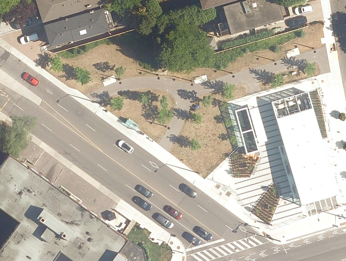 Chaplin Parkette — site photograph