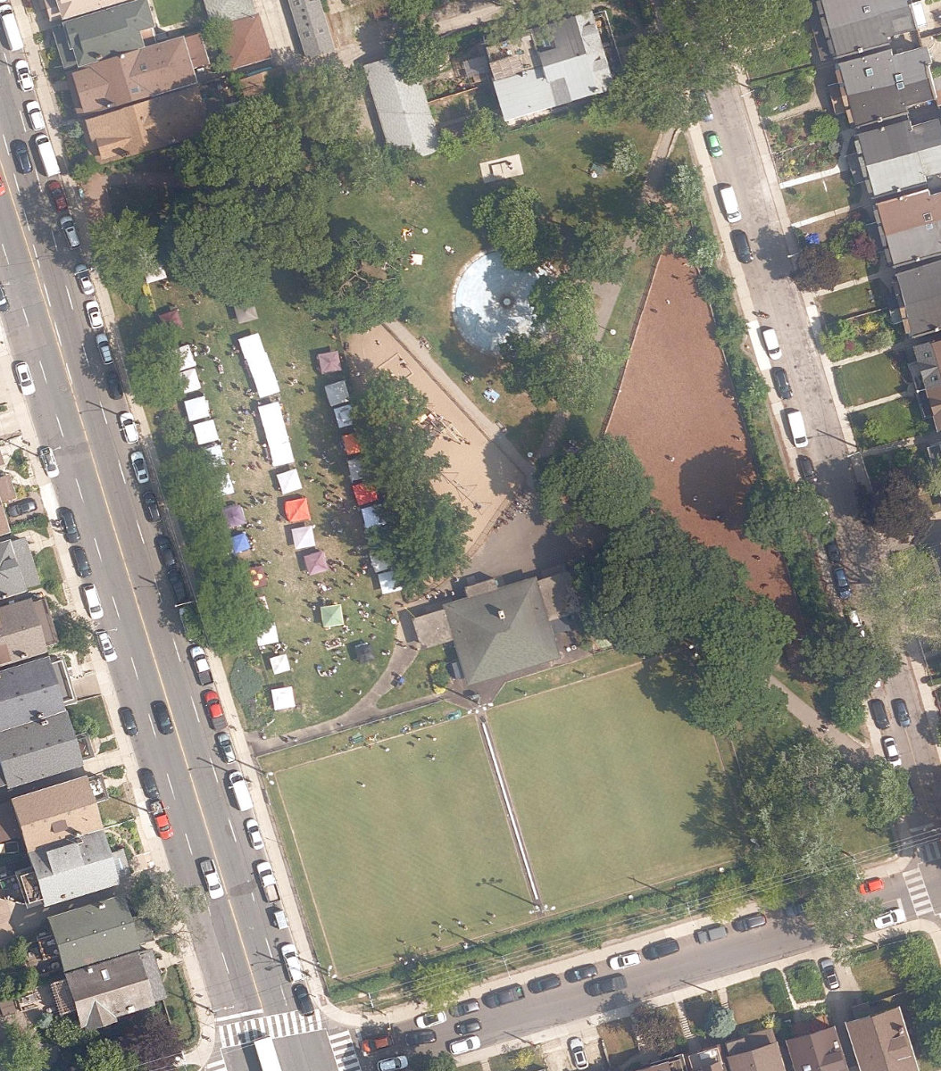 Baird Park — aerial / top-down view