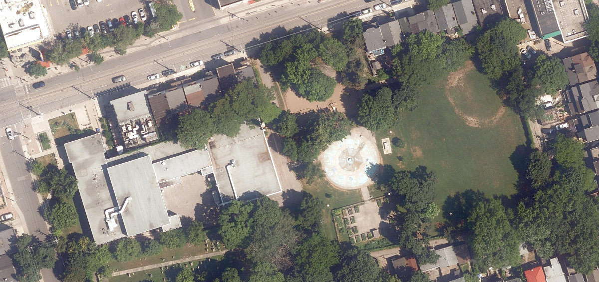 Matty Eckler Playground — aerial / top-down view