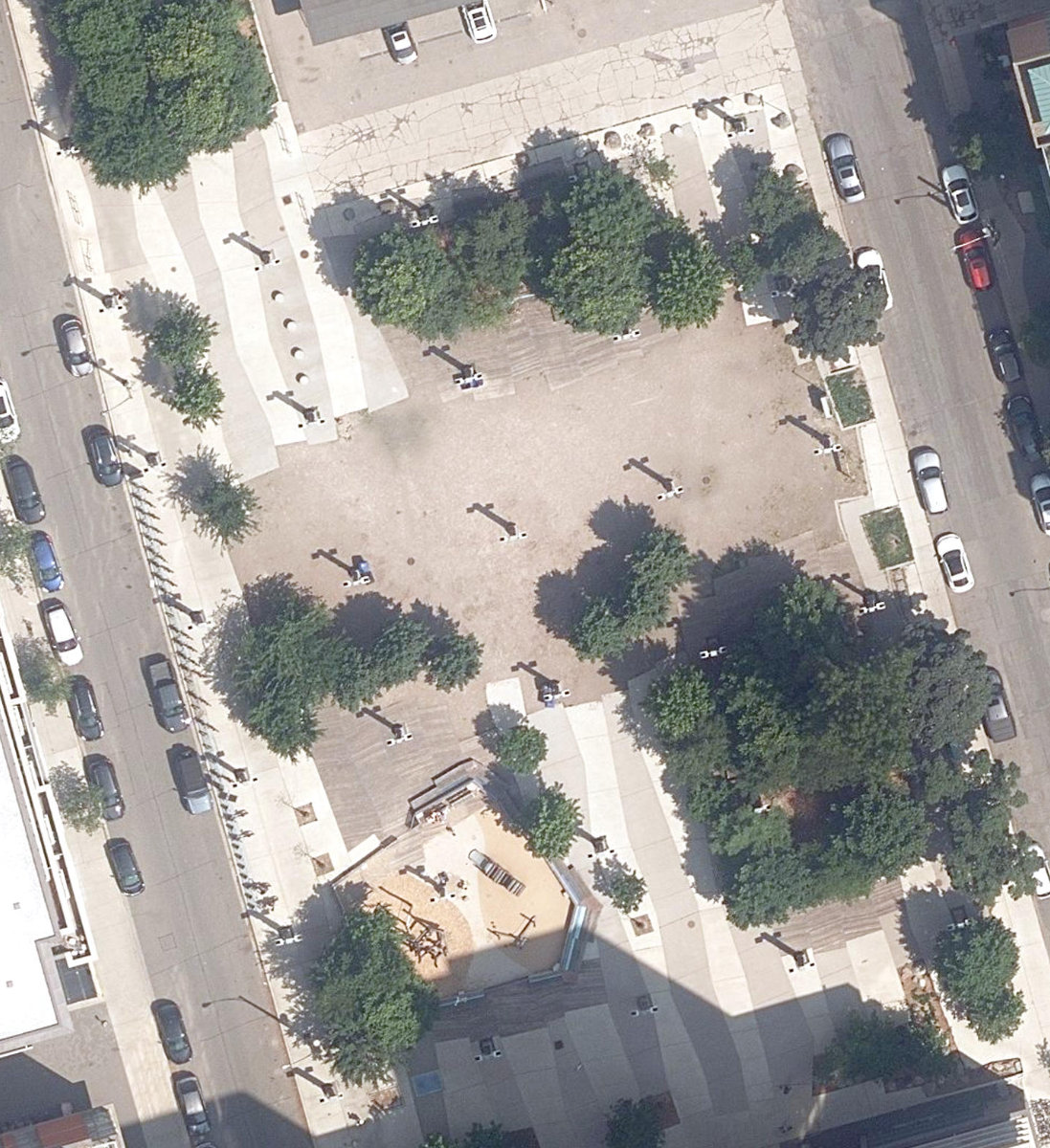 Lisgar Park — aerial / top-down view
