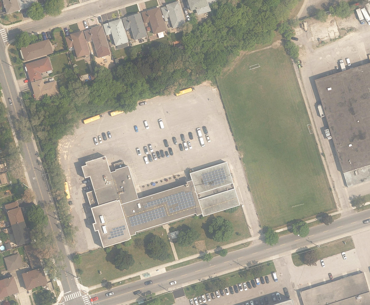 FRANK OKE SECONDARY SCHOOL - Building Grounds — site photograph