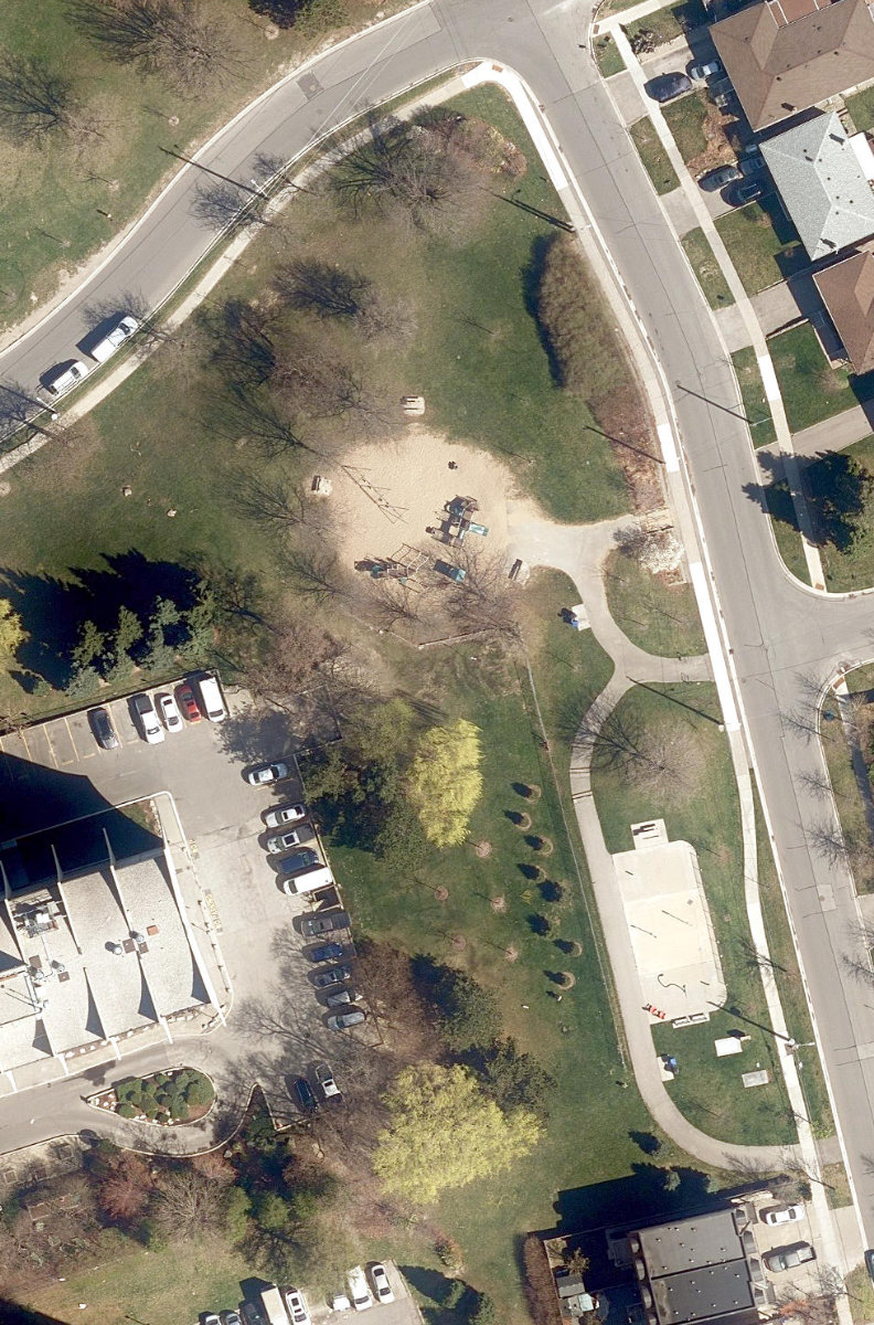 Belmar Park — aerial / top-down view