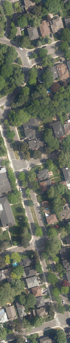 Old Park Road Traffic Island — site photograph