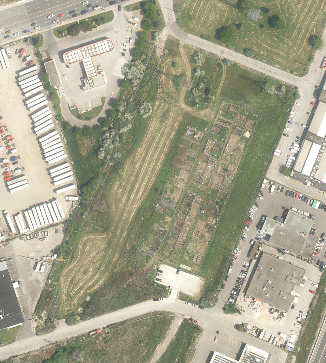 Stoffel Drive Allotment Gardens — site photograph