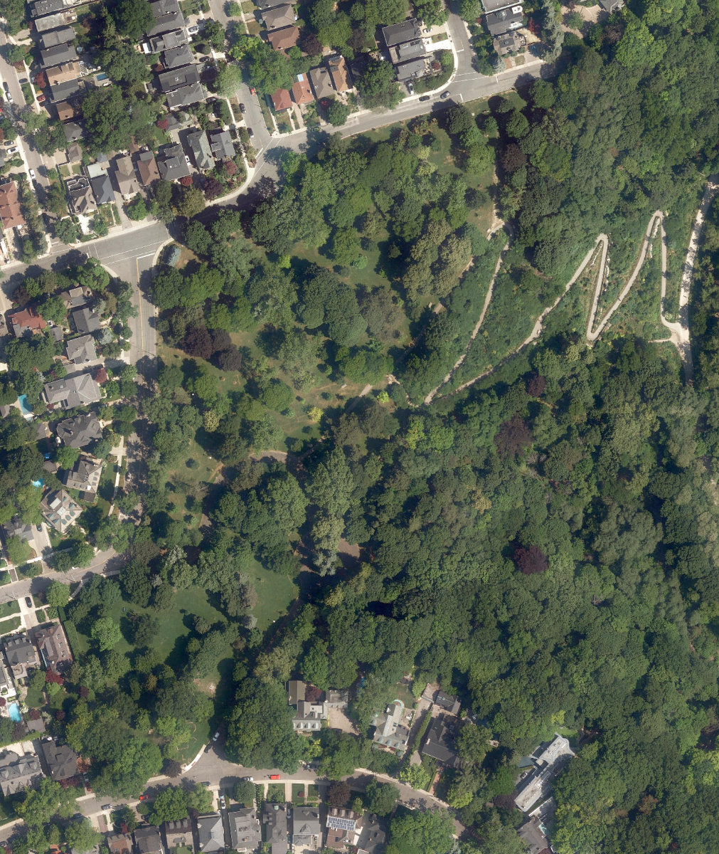 Chorley Park — aerial / top-down view