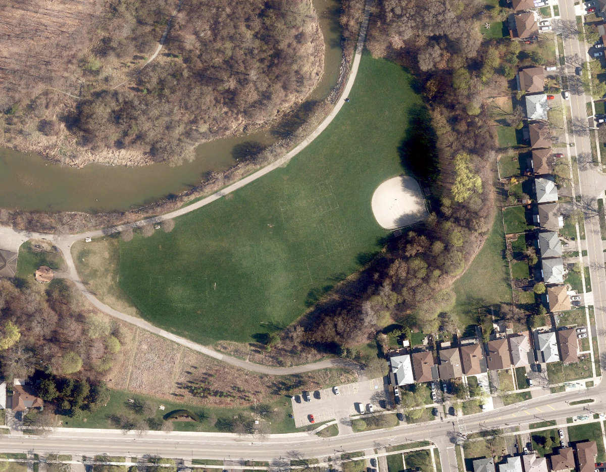 Esther Lorrie Park — aerial / top-down view