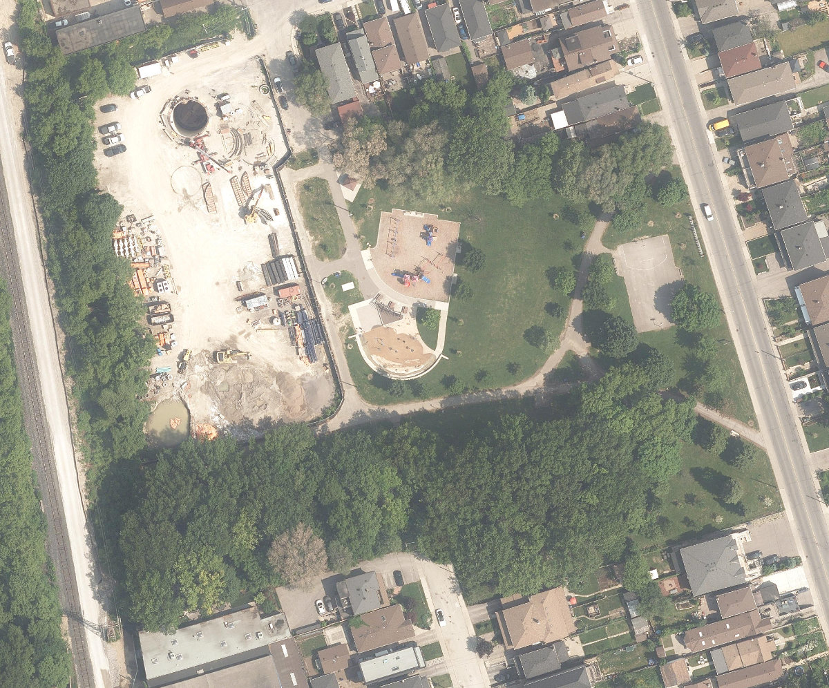 Bert Robinson Park — aerial / top-down view