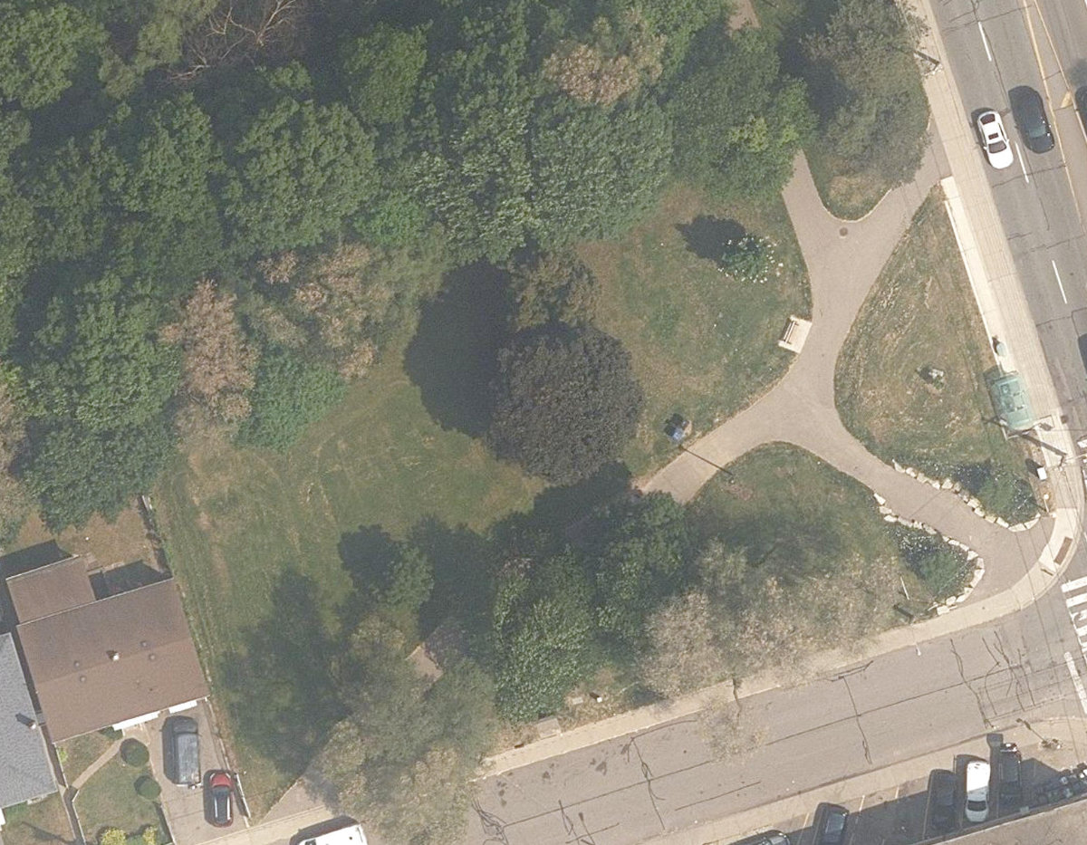 Haney Park — aerial / top-down view