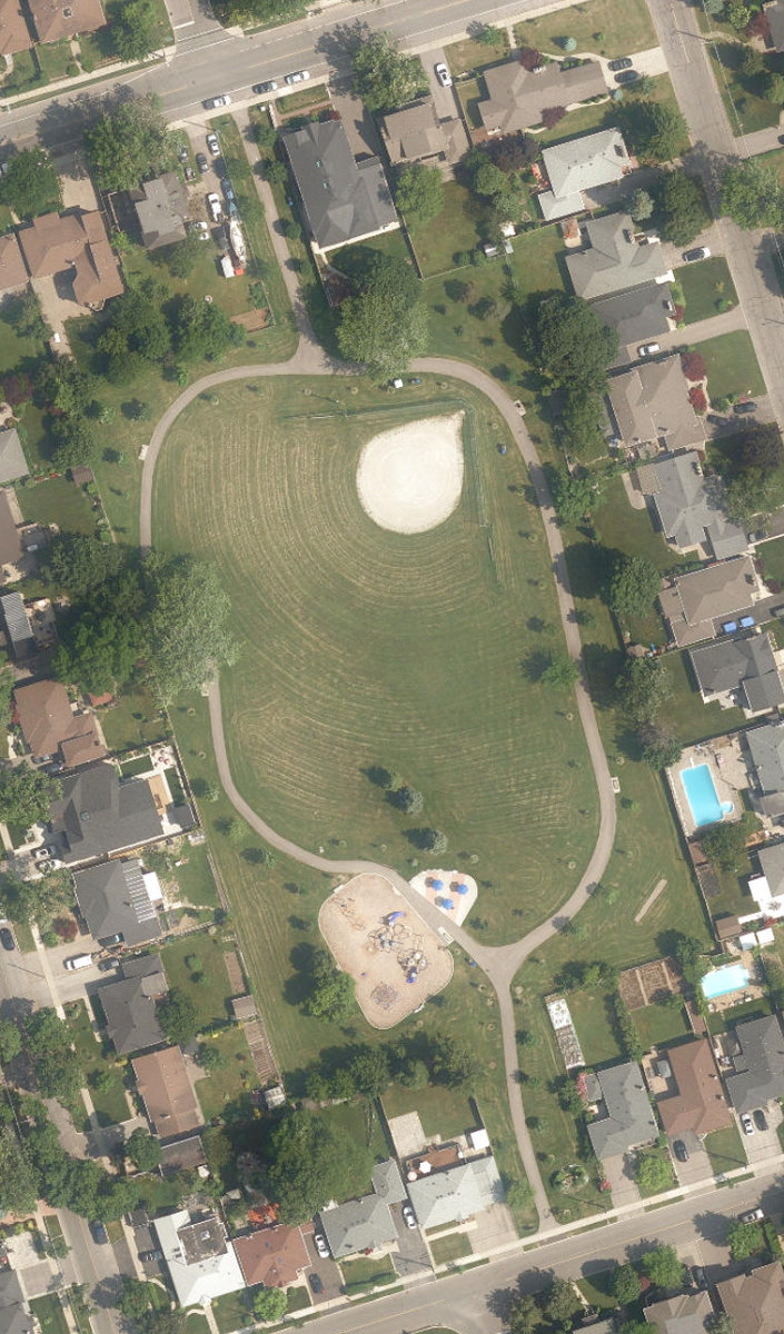 Wallace C. Swanek Park — aerial / top-down view