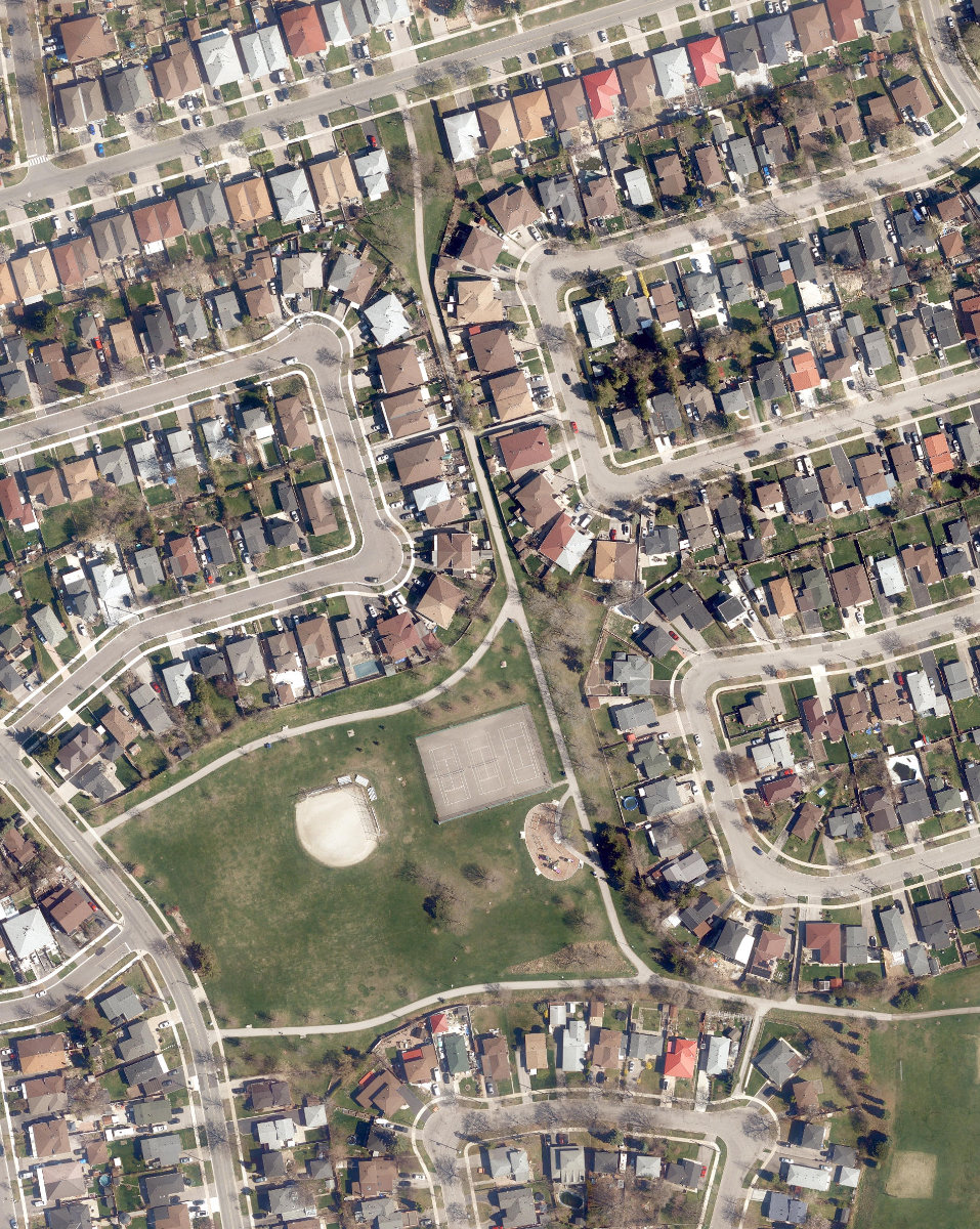 Hullmar Park — aerial / top-down view