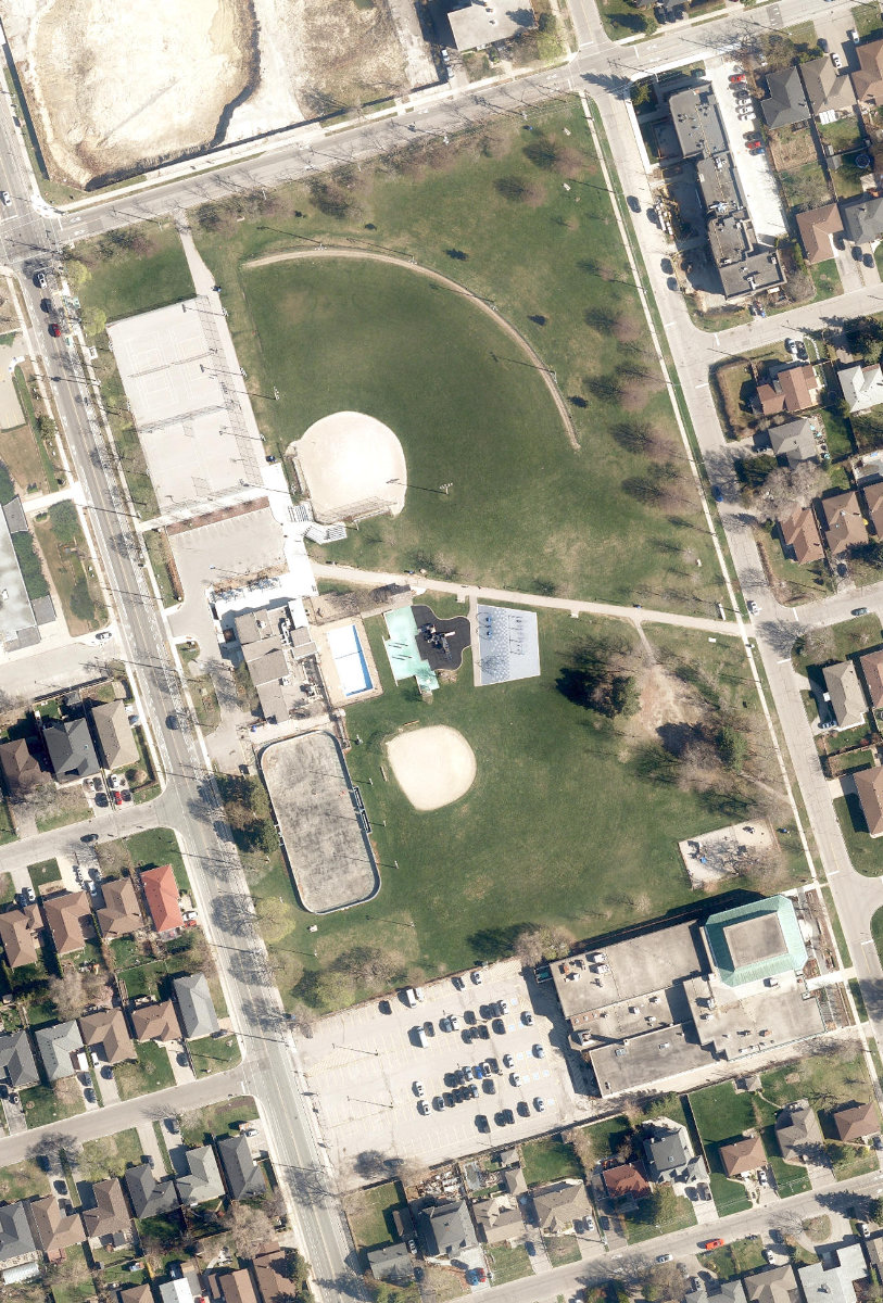 Irving W. Chapley Park — aerial / top-down view