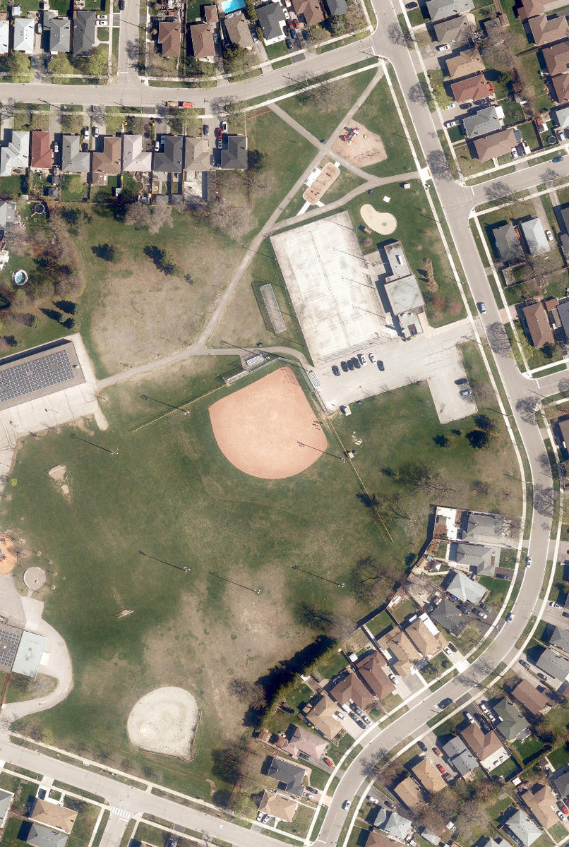 Sunnydale Acres Park — aerial / top-down view