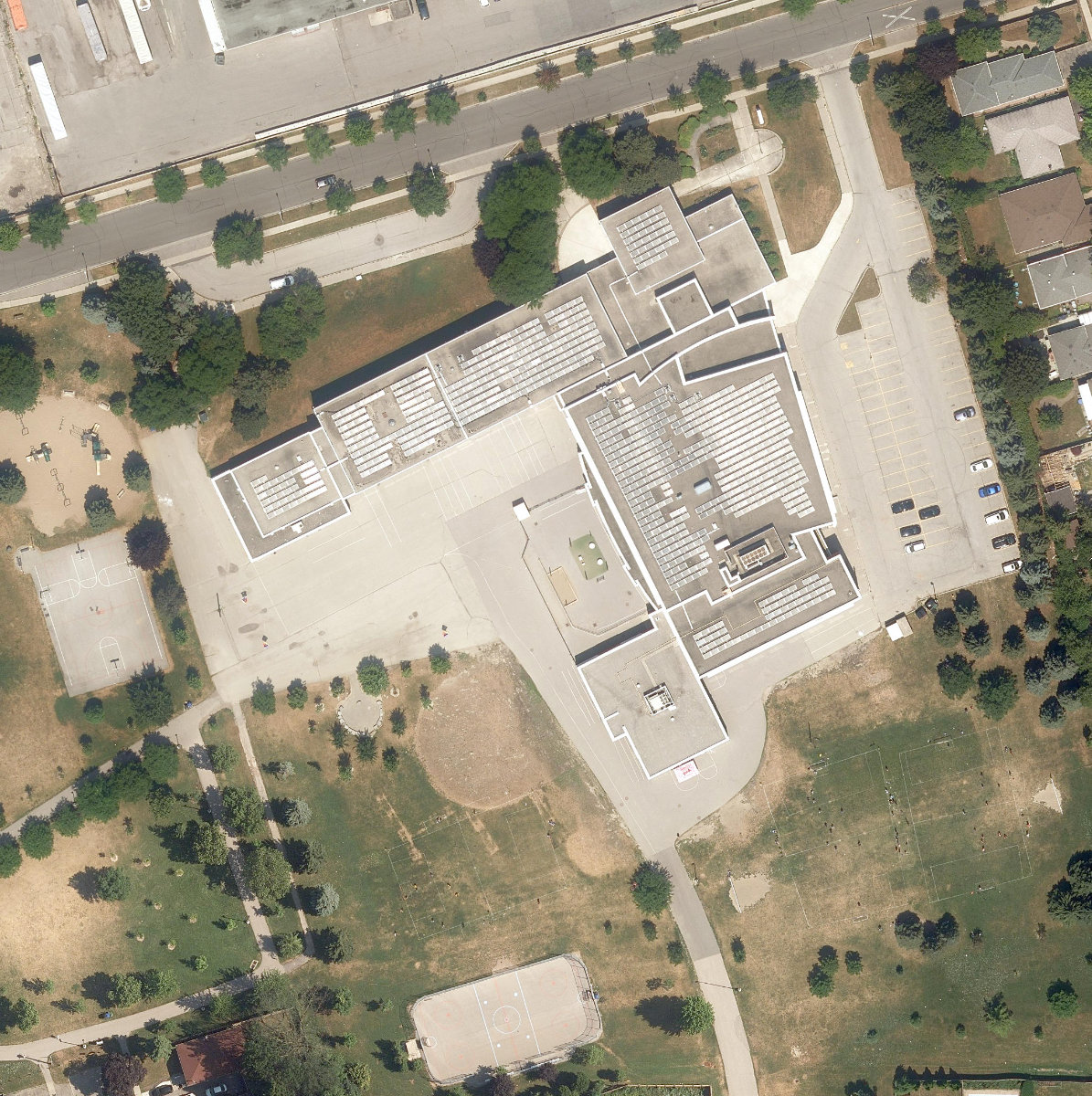 CORNELL JUNIOR PUBLIC SCHOOL - Building Grounds — site photograph