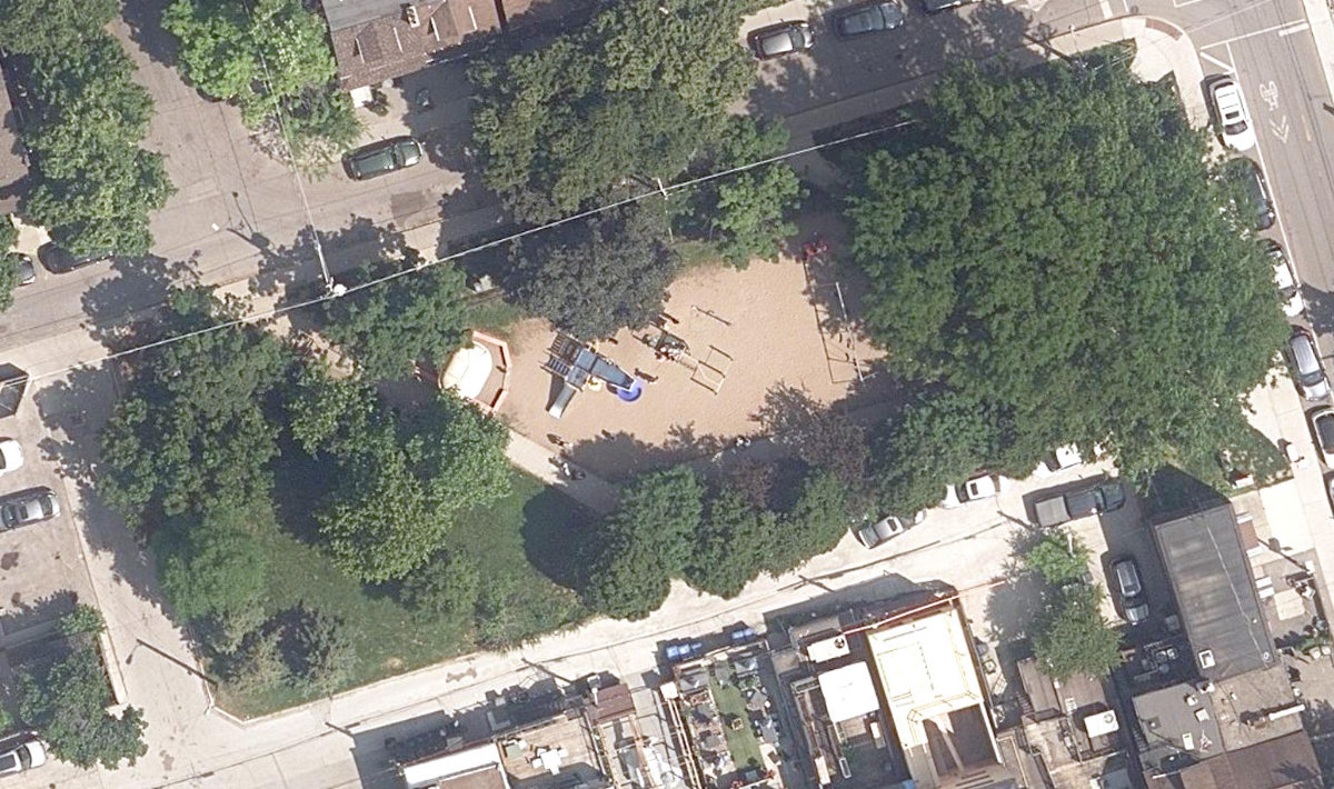 Irene Avenue Parkette — site photograph
