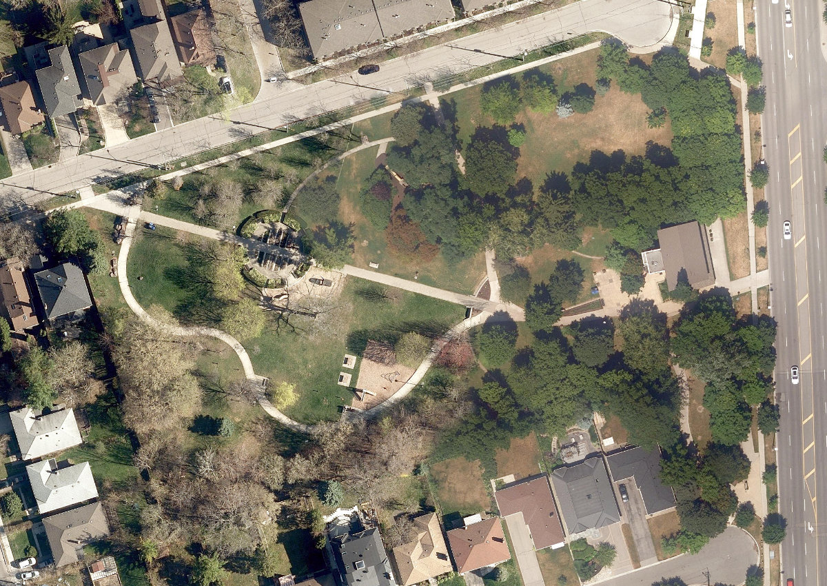 Dempsey Park — aerial / top-down view