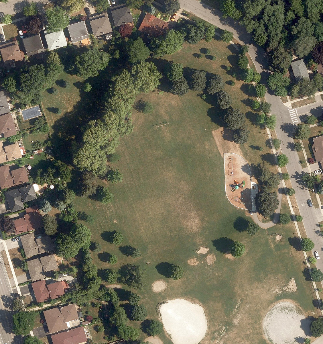 Cedargrove Park — aerial / top-down view