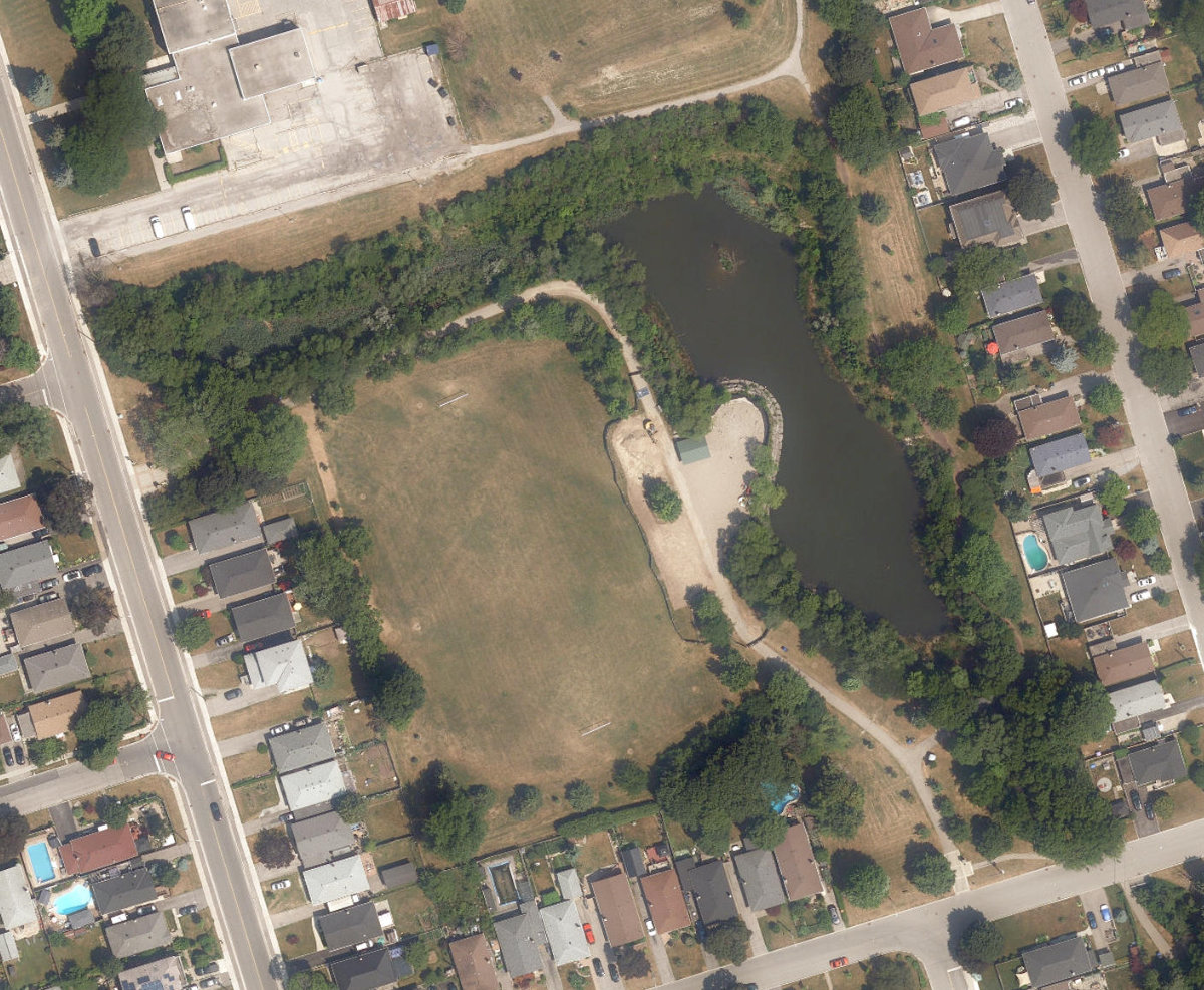 Terraview Park — aerial / top-down view