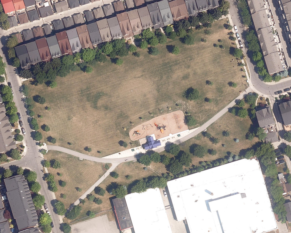 Bob Acton Park — aerial / top-down view