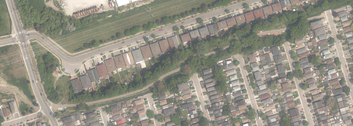 Gaffney Park — aerial / top-down view