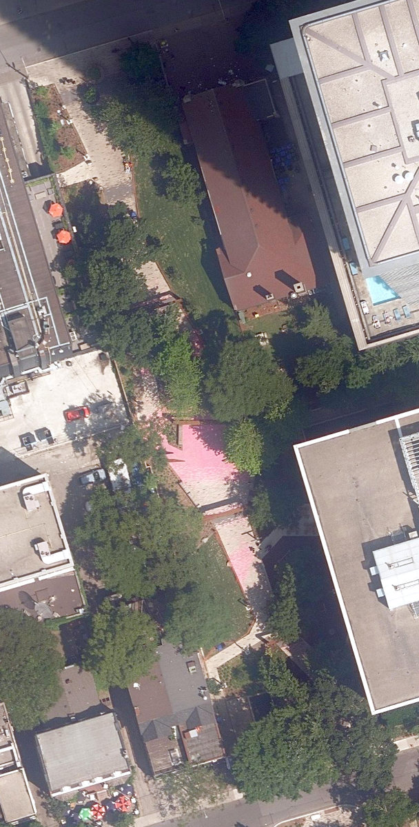 George Hislop Park — aerial / top-down view