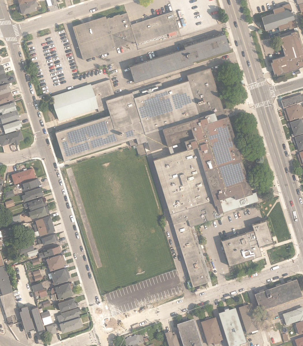 GEORGE HARVEY COLLEGIATE INSTITUTE - Building Grounds — site photograph