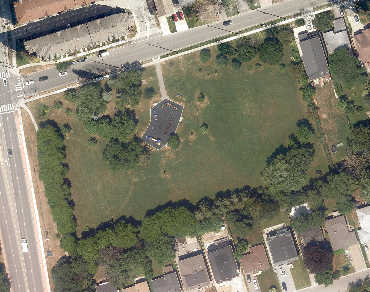 Ellerslie Park — aerial / top-down view