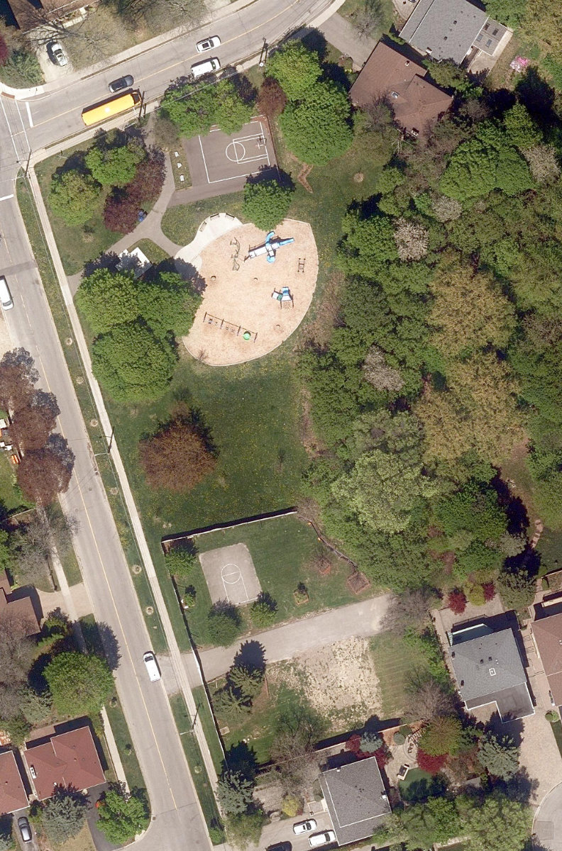 Conacher Park — aerial / top-down view