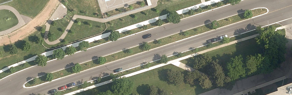 Widdicombe Hill Boulevard Median Strip — site photograph