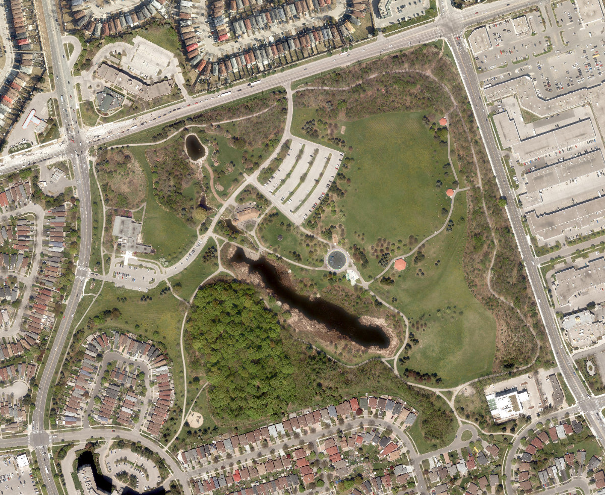 Milliken Park — aerial / top-down view