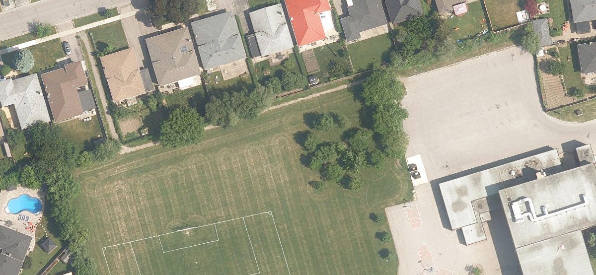 Lawrence Heights Middle School Green — site photograph