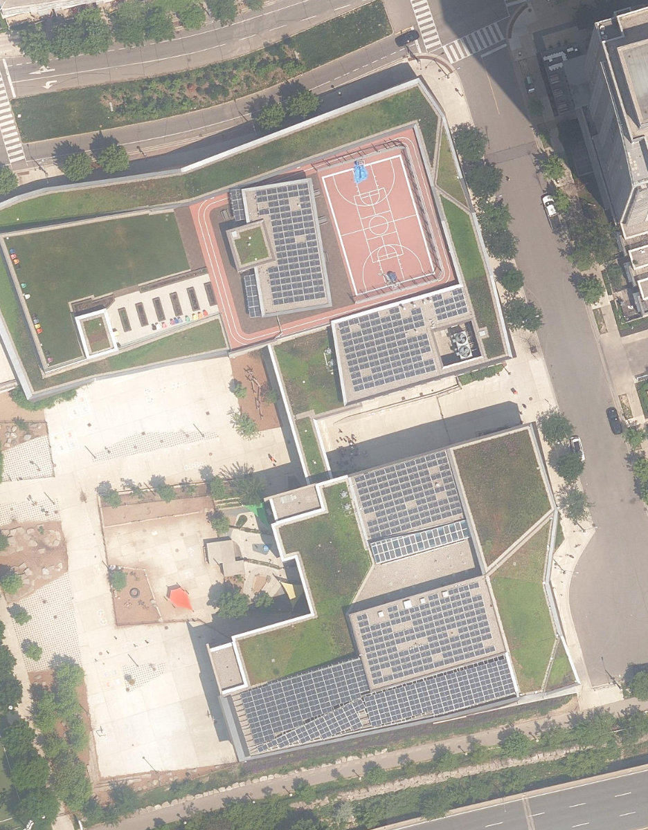 Canoe Landing — aerial / top-down view